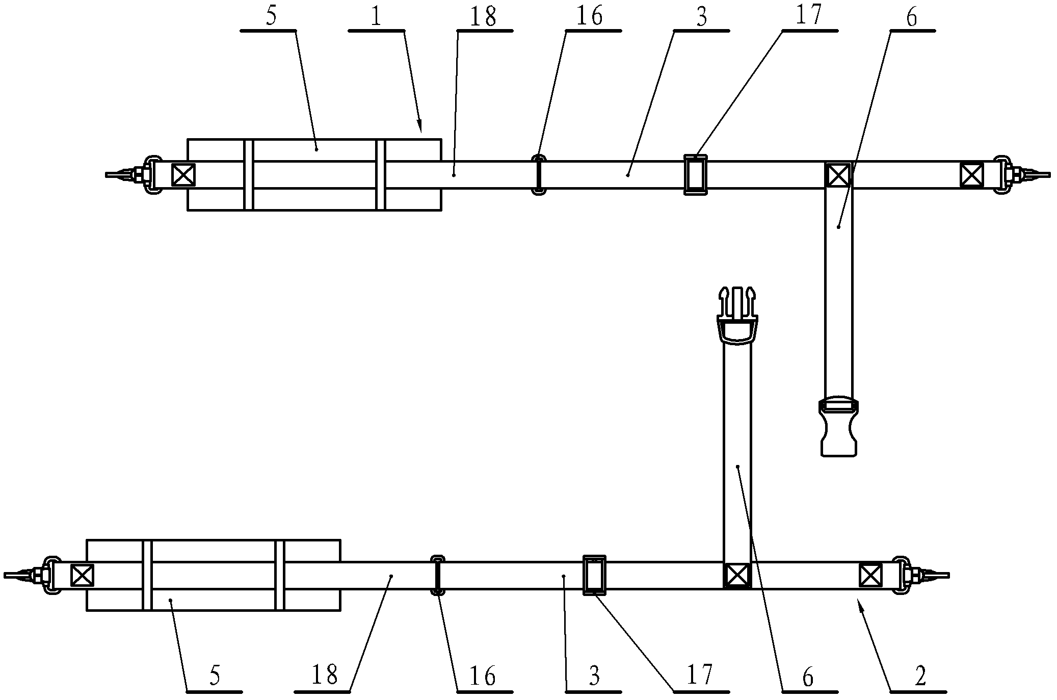 Multifunctional combined carrying system