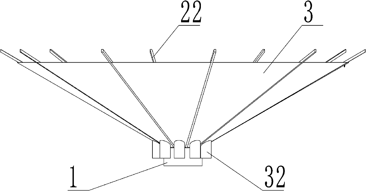 Natural collection device for navel orange petals