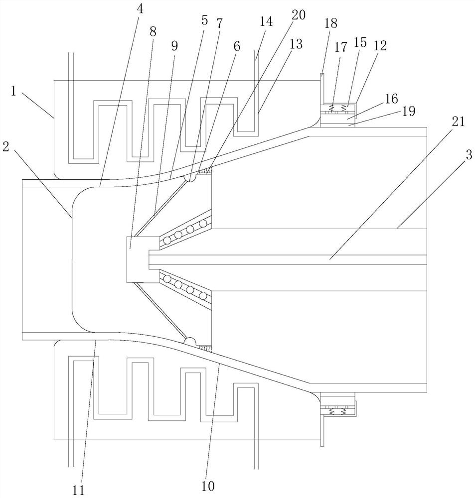 A seamless thin-wall tube drawing die for integrated circuits