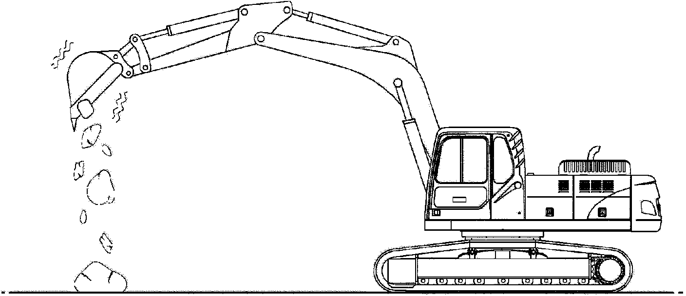 Bucket movement control device for automatically shaking off foreign substances and method therefor