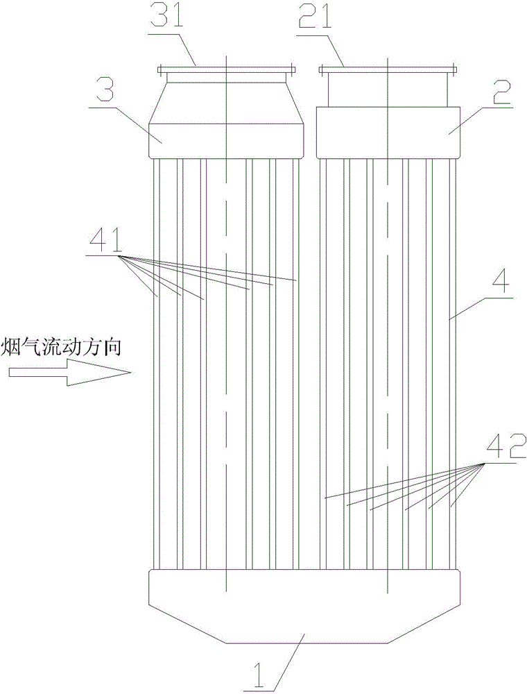 Low temperature protection device for metal heat exchange tube of preheater