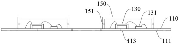 Microphone packaging structure and method for preparing microphone packaging structure