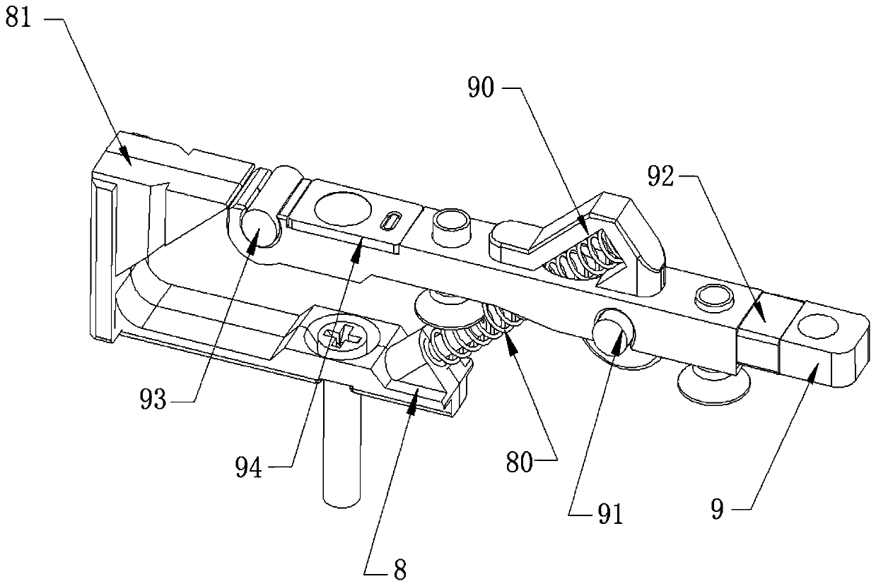 Concealed handle integrated lock