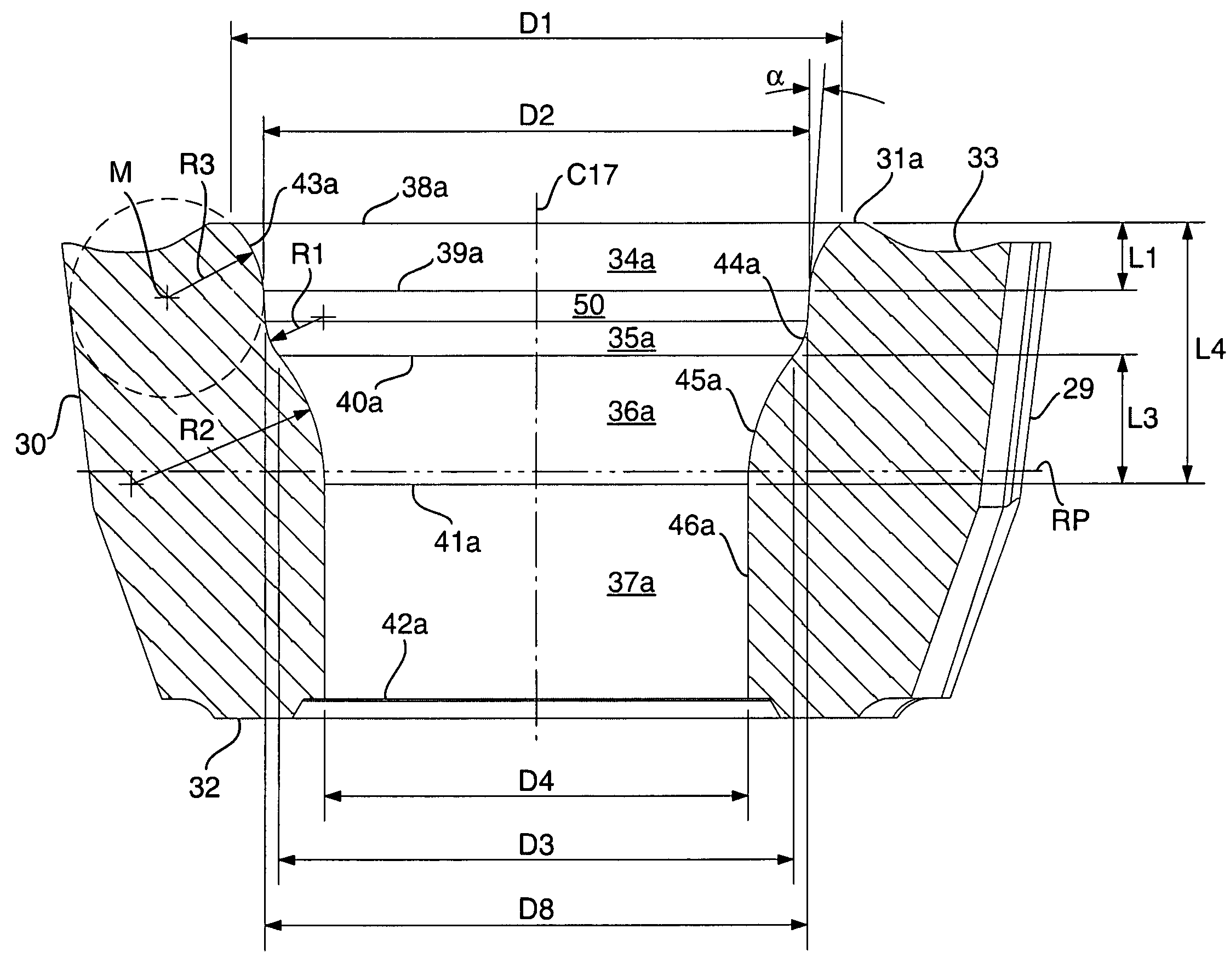 Drill and a drill cutting insert