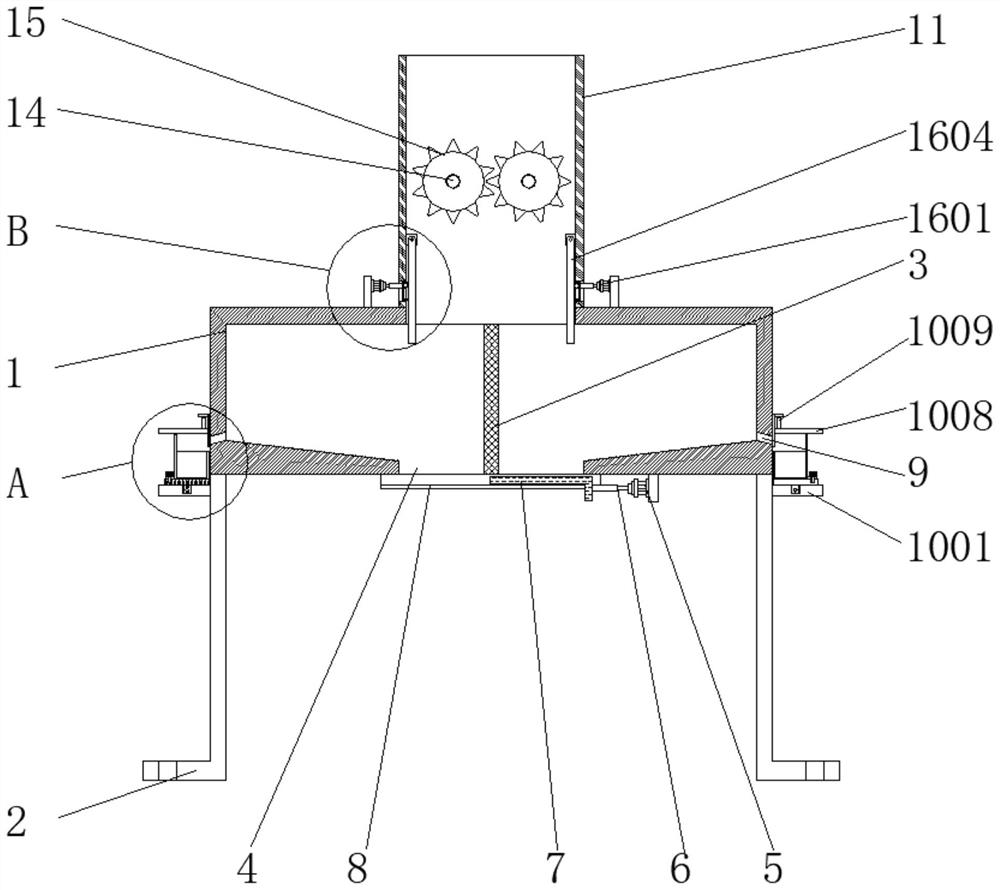 Sampling and sample preparation robot with pre-crushing and material distributing functions for train carriage coal