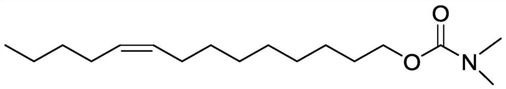 Sex pheromone composition for preventing and treating Melicleptria scutosa