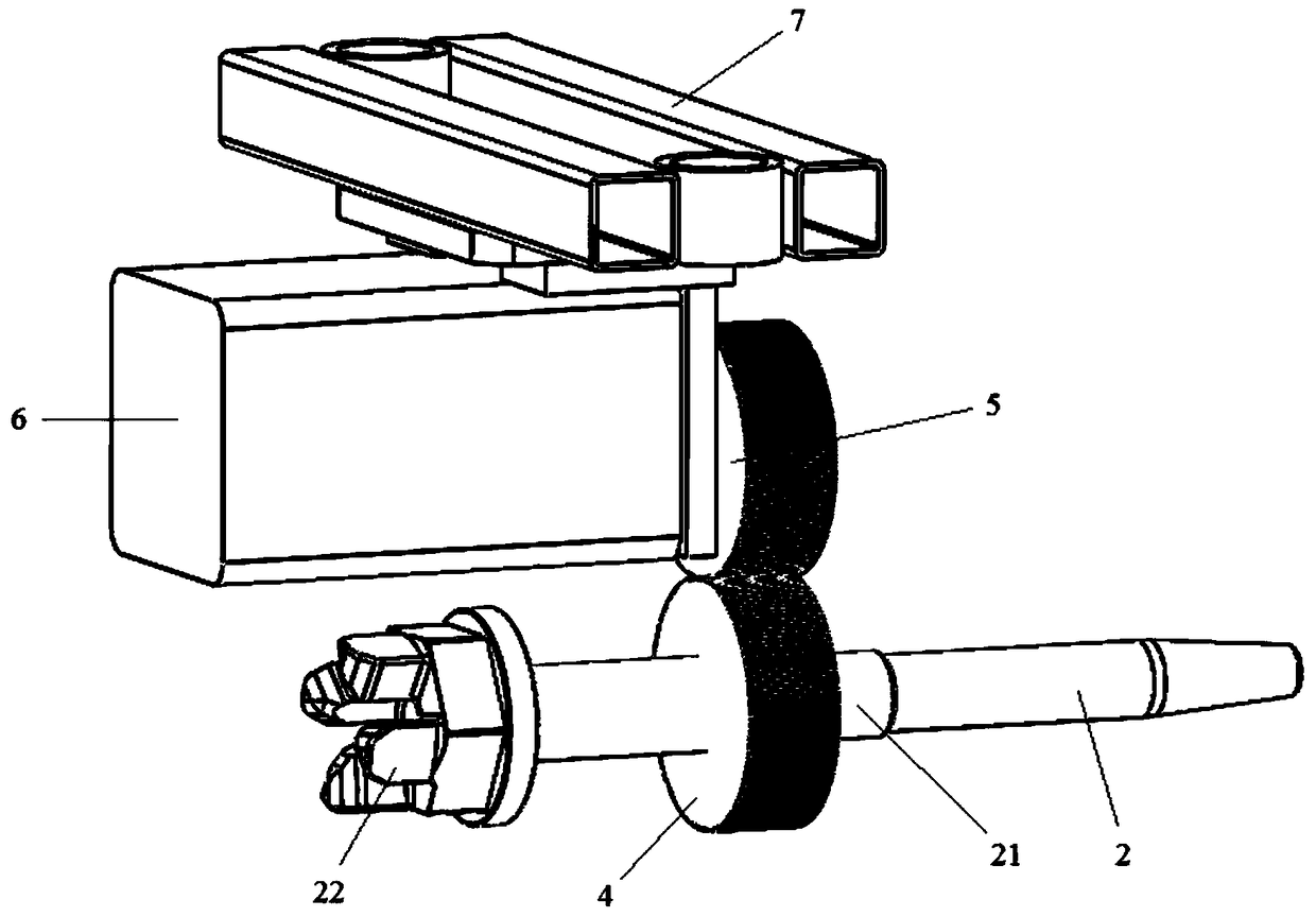 Tension holding structure of prefabricated track plate prestressed tendon