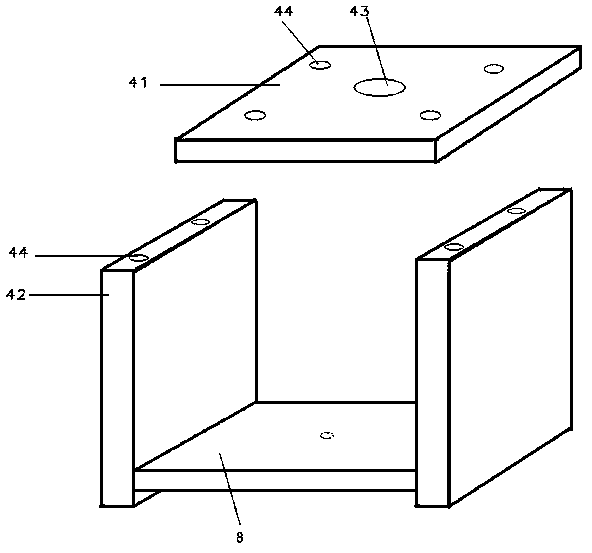 Fixture for detecting bonding performance of fiber cement substrate and detection method