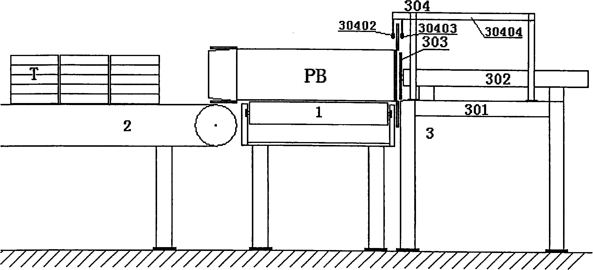 Automatic goods supplying system of goods allocation line of allocation center