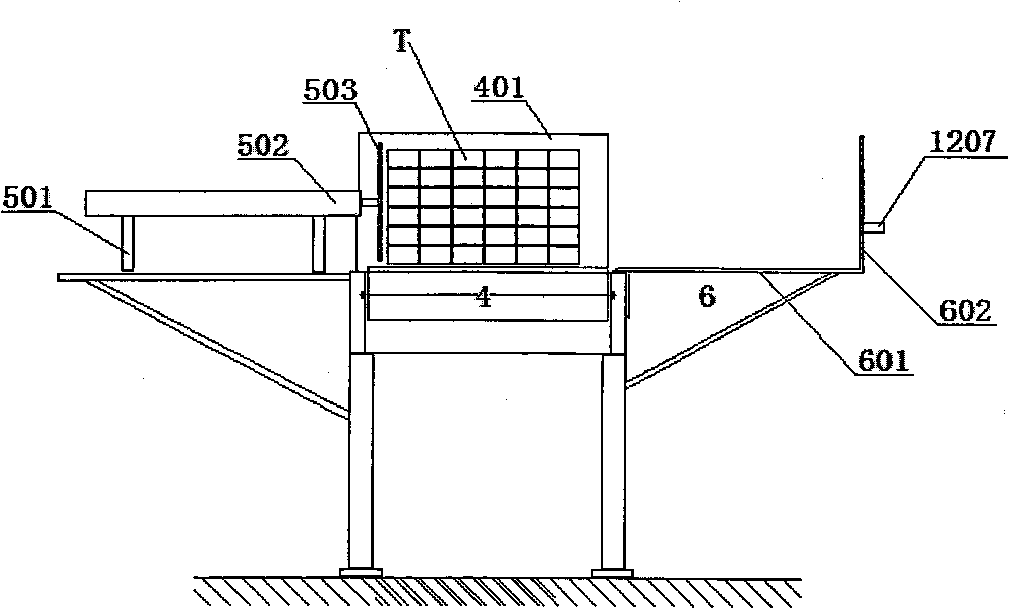 Automatic goods supplying system of goods allocation line of allocation center