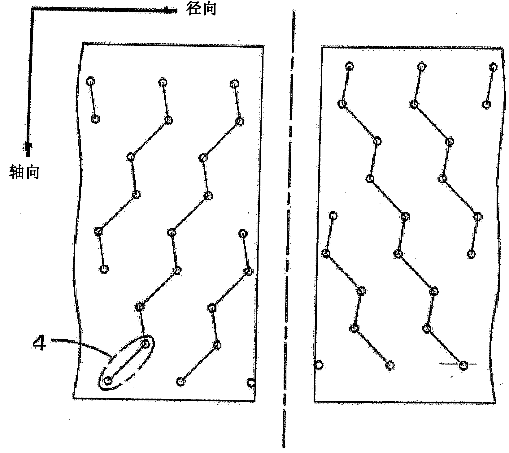 Arc-shaped and polygonal crushing tooth arrangement in rotor crushers and roller crushers