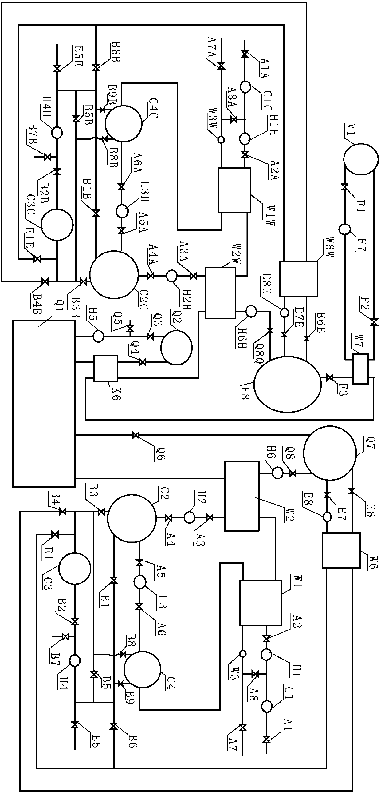 Cold and heat dual filtration system