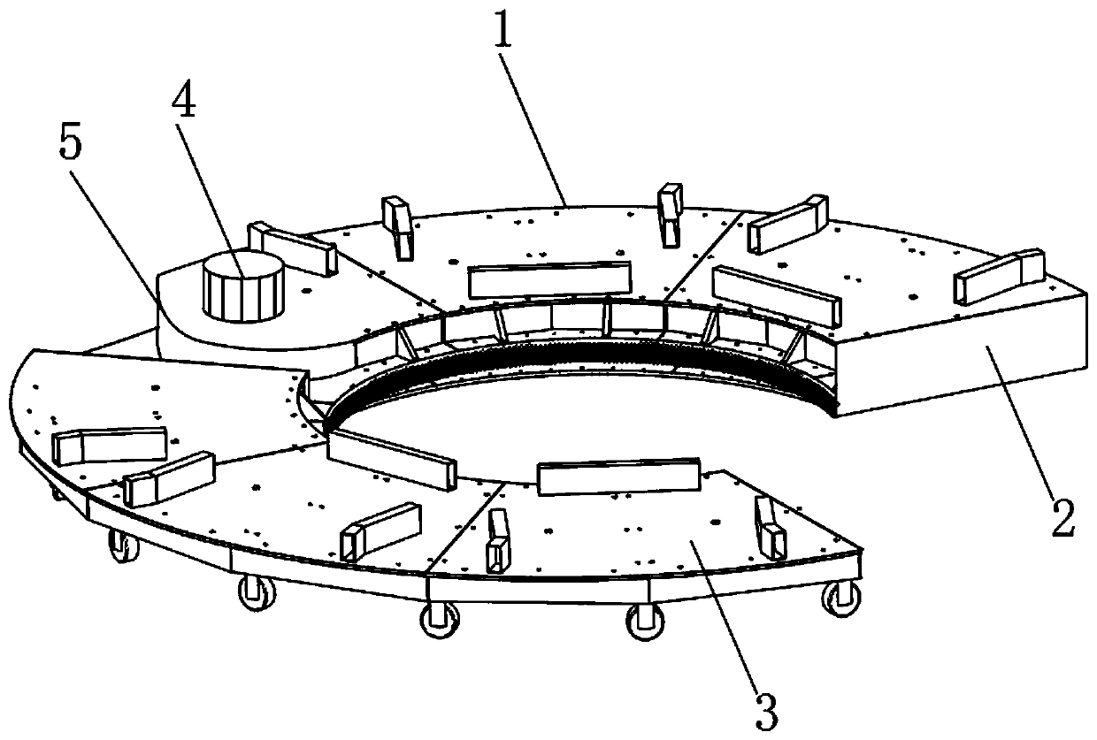 Maintenance device outside bridge and using method thereof