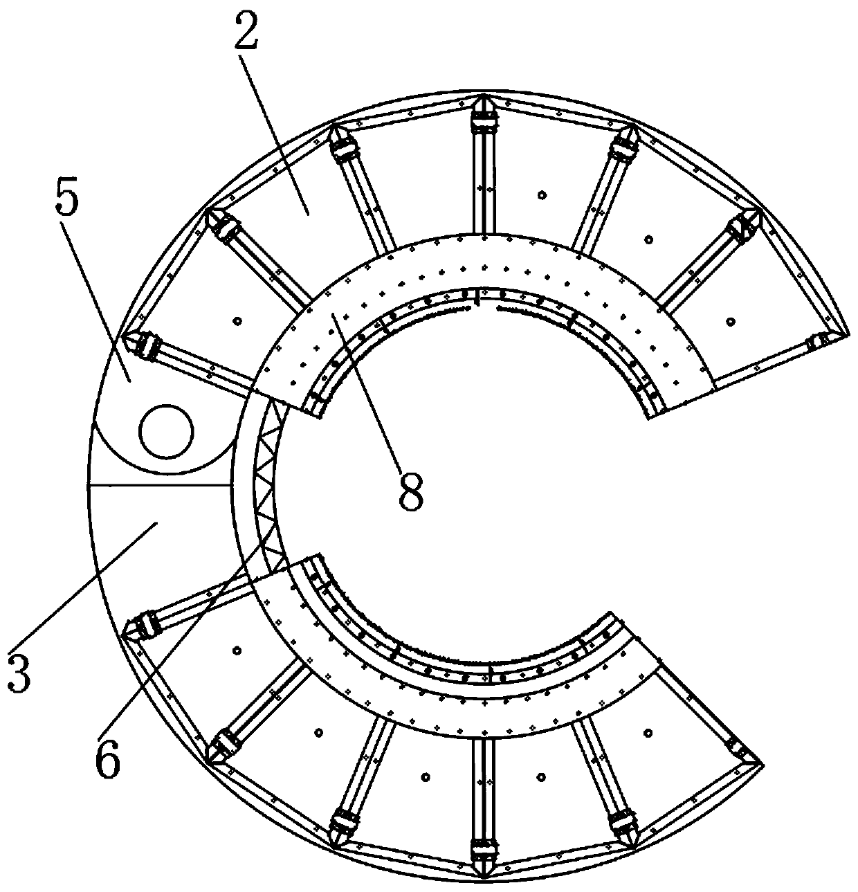 Maintenance device outside bridge and using method thereof