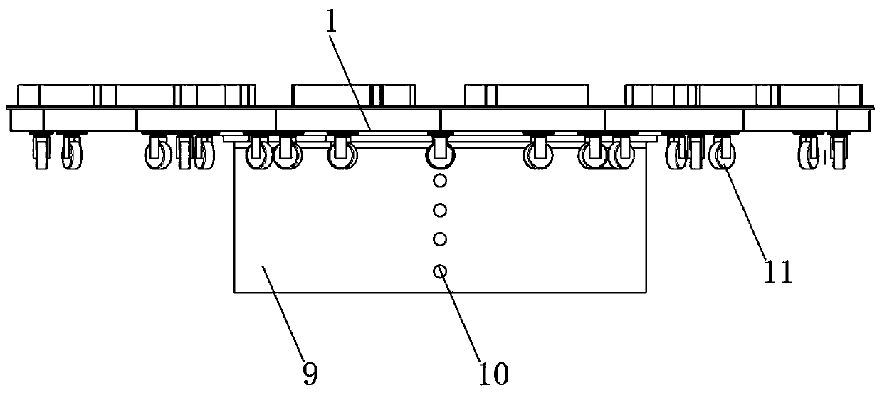 Maintenance device outside bridge and using method thereof