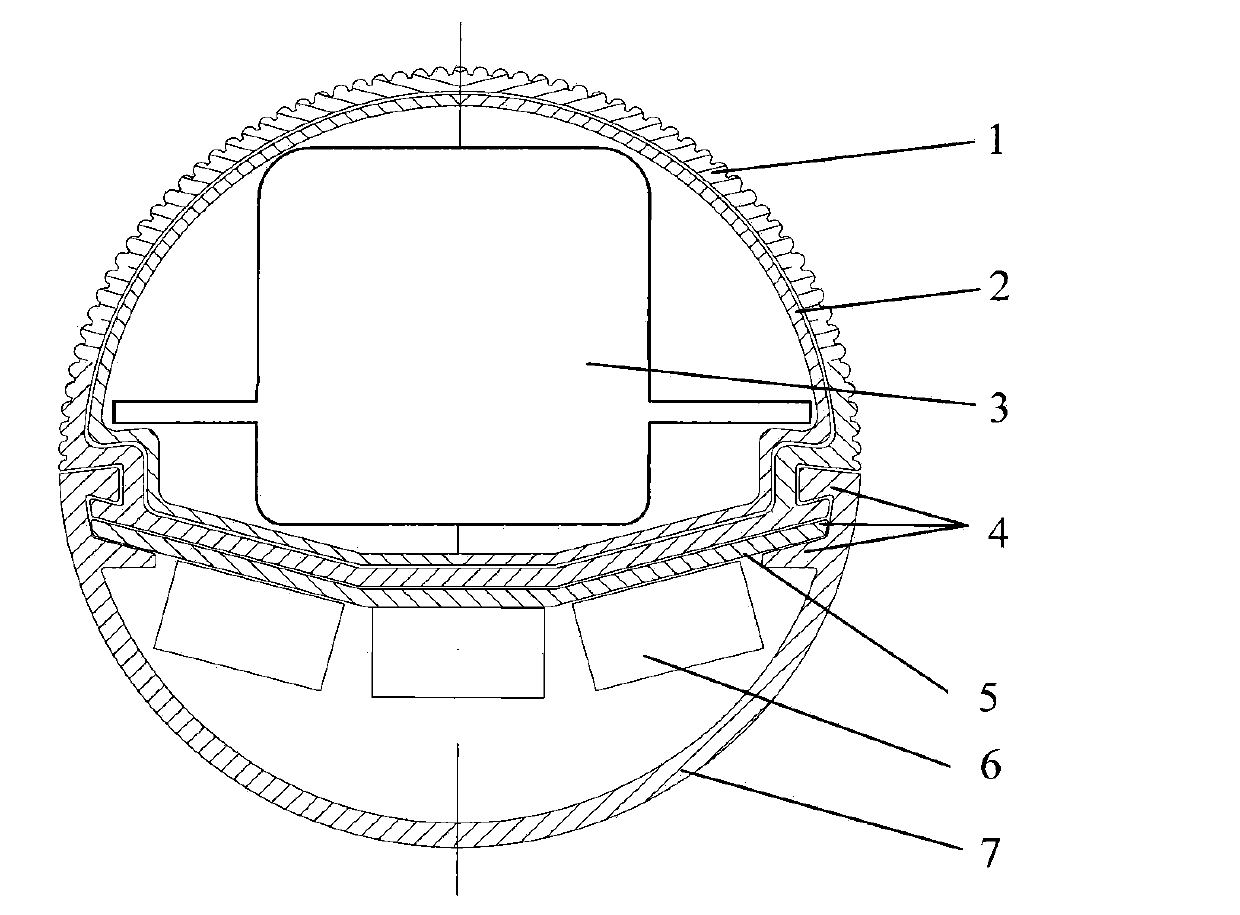 Light emitting diode (LED) fluorescent lamp