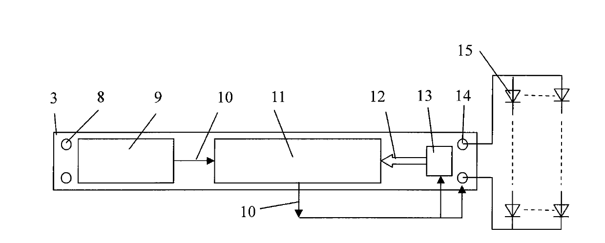 Light emitting diode (LED) fluorescent lamp