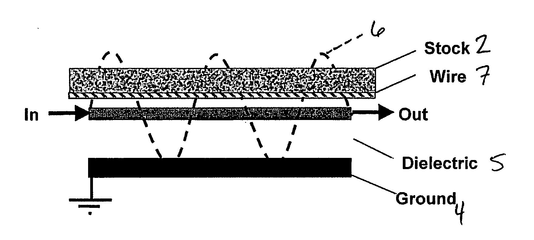 Microwave water weight sensor and process