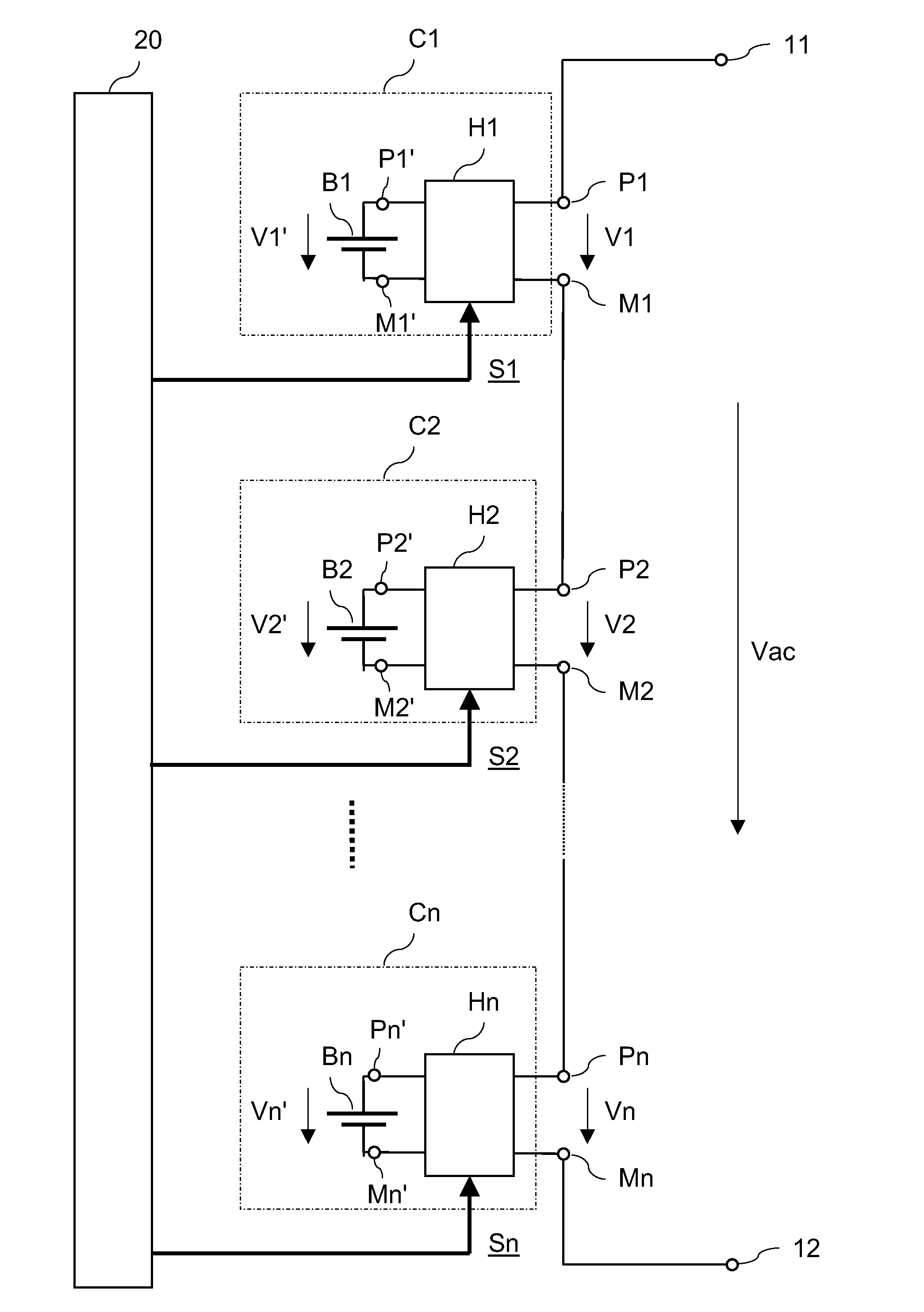 Circuit Arrangement Including a Multi-Level Converter