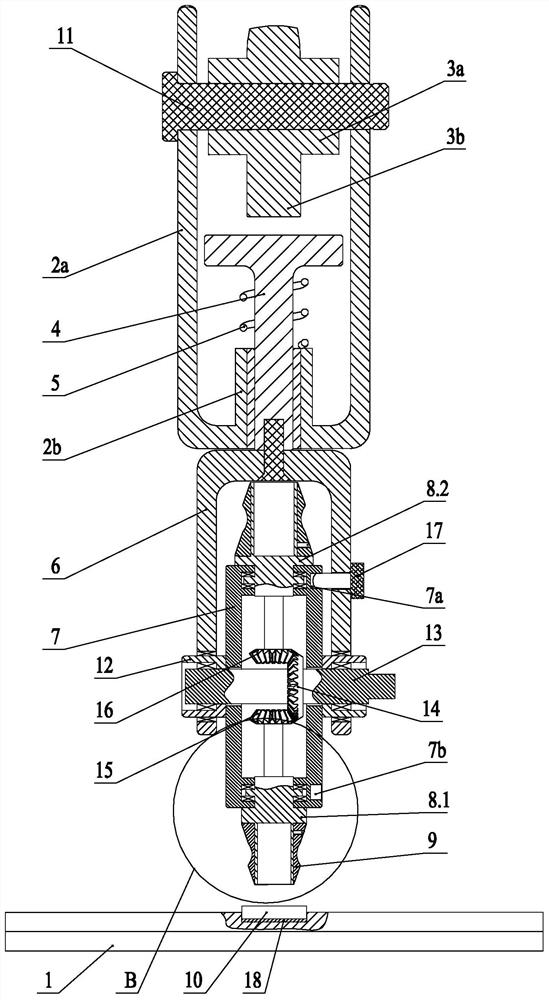 Ostomy chassis cutting die capable of grinding edge