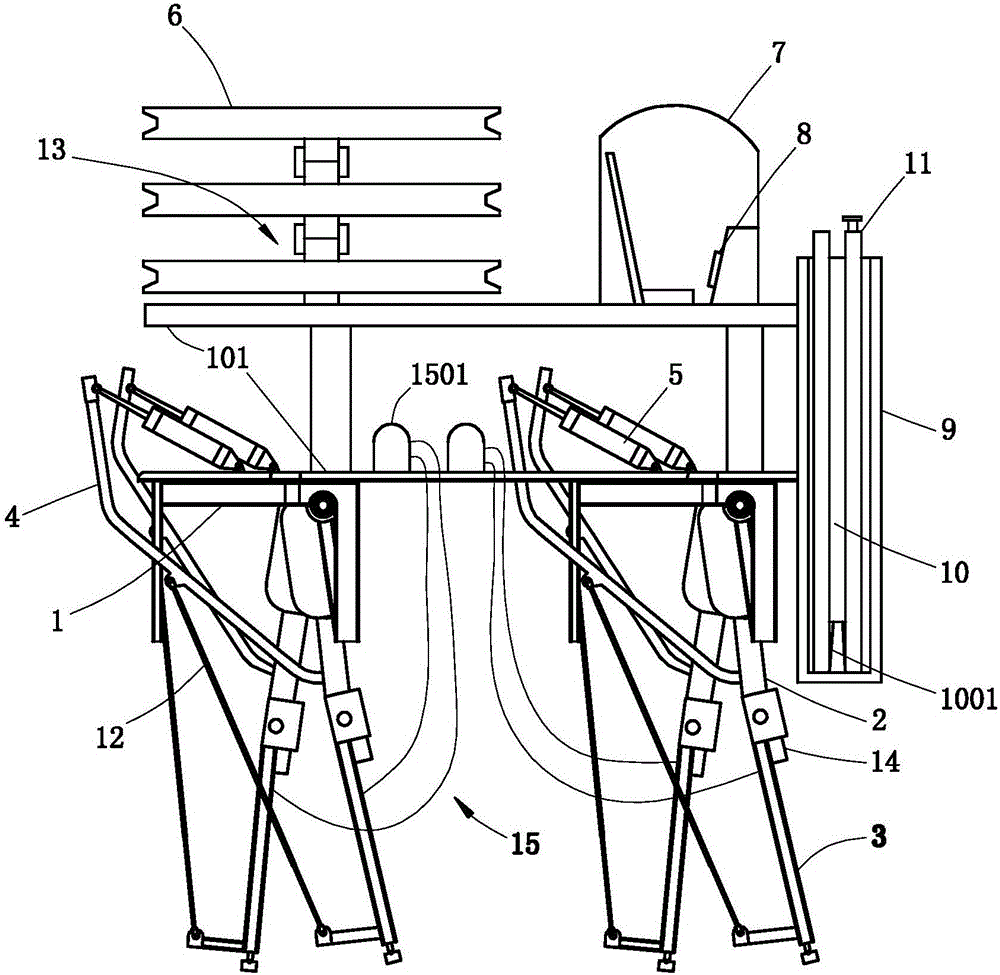 Electric power rush-repair method