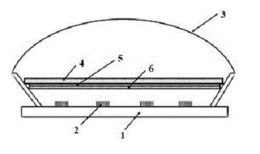 Remote phosphor structure applicable to LED lighting and production method thereof