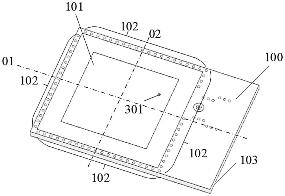 A multi-layer dual-frequency broadband antenna and communication equipment