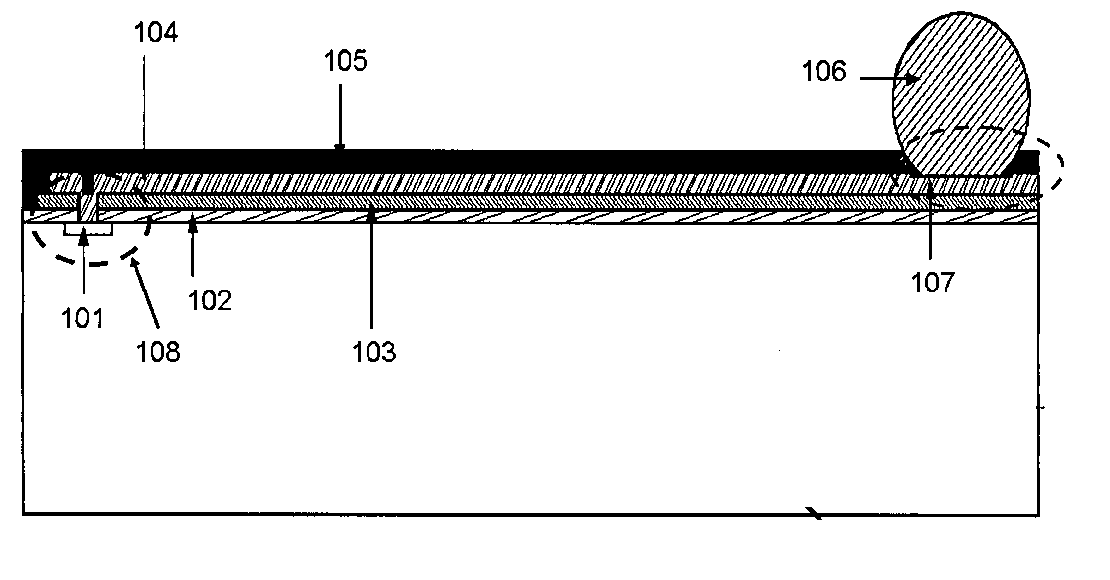 Method and system of trace pull test