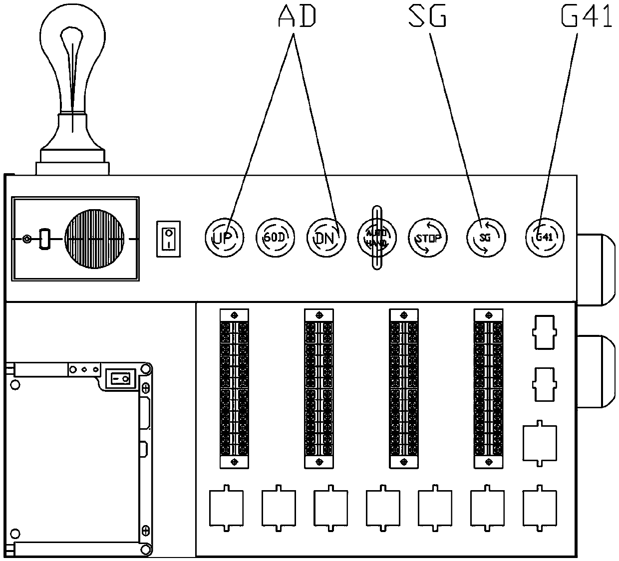 Compensation protection device for elevator inspection door lock