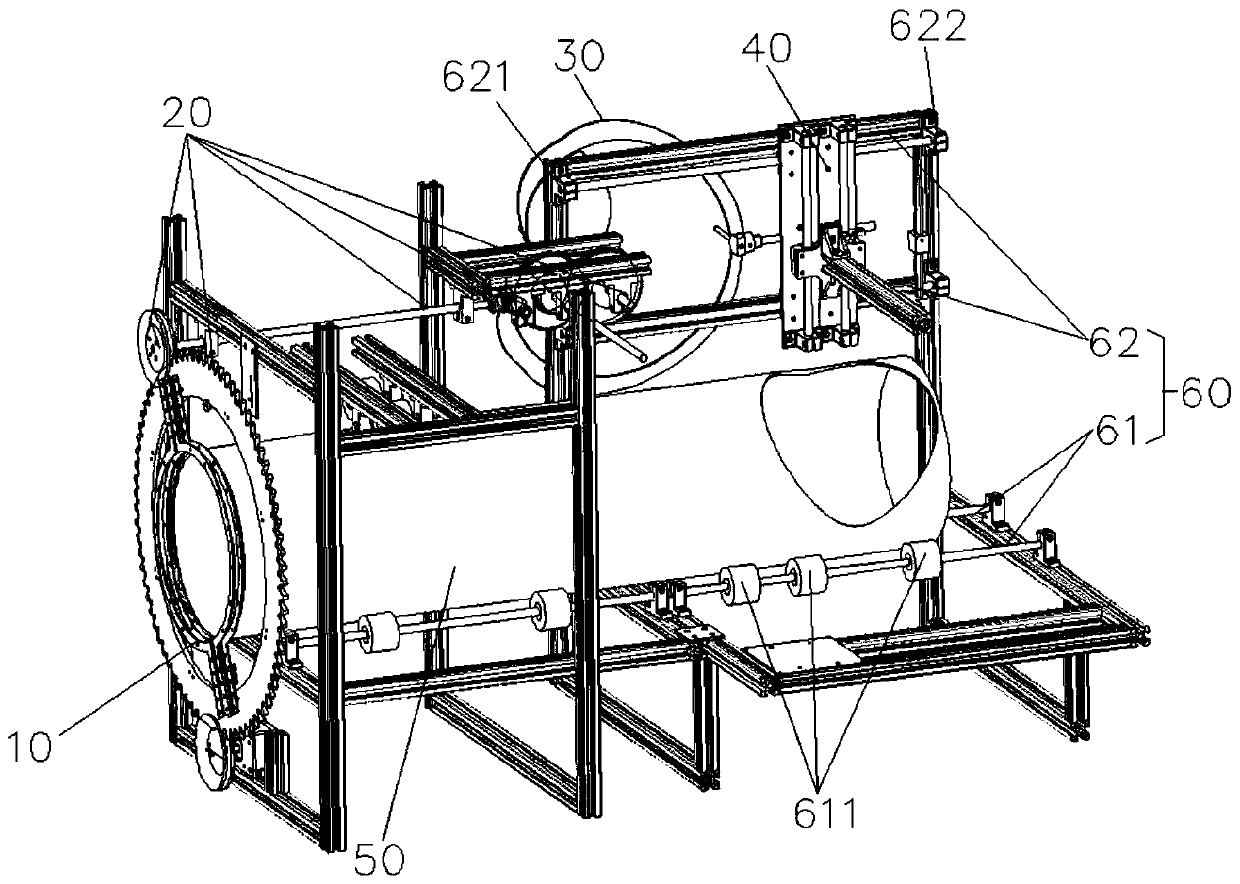 Simple laser intersecting line cutting machine