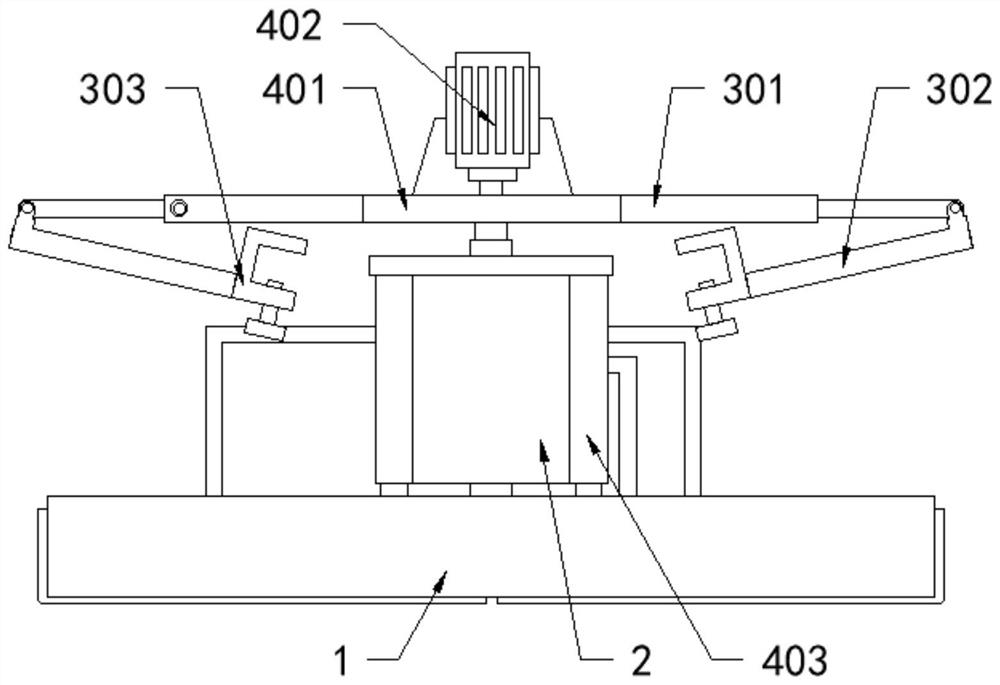 Supply mechanism of container inner wall cleaning device for machining