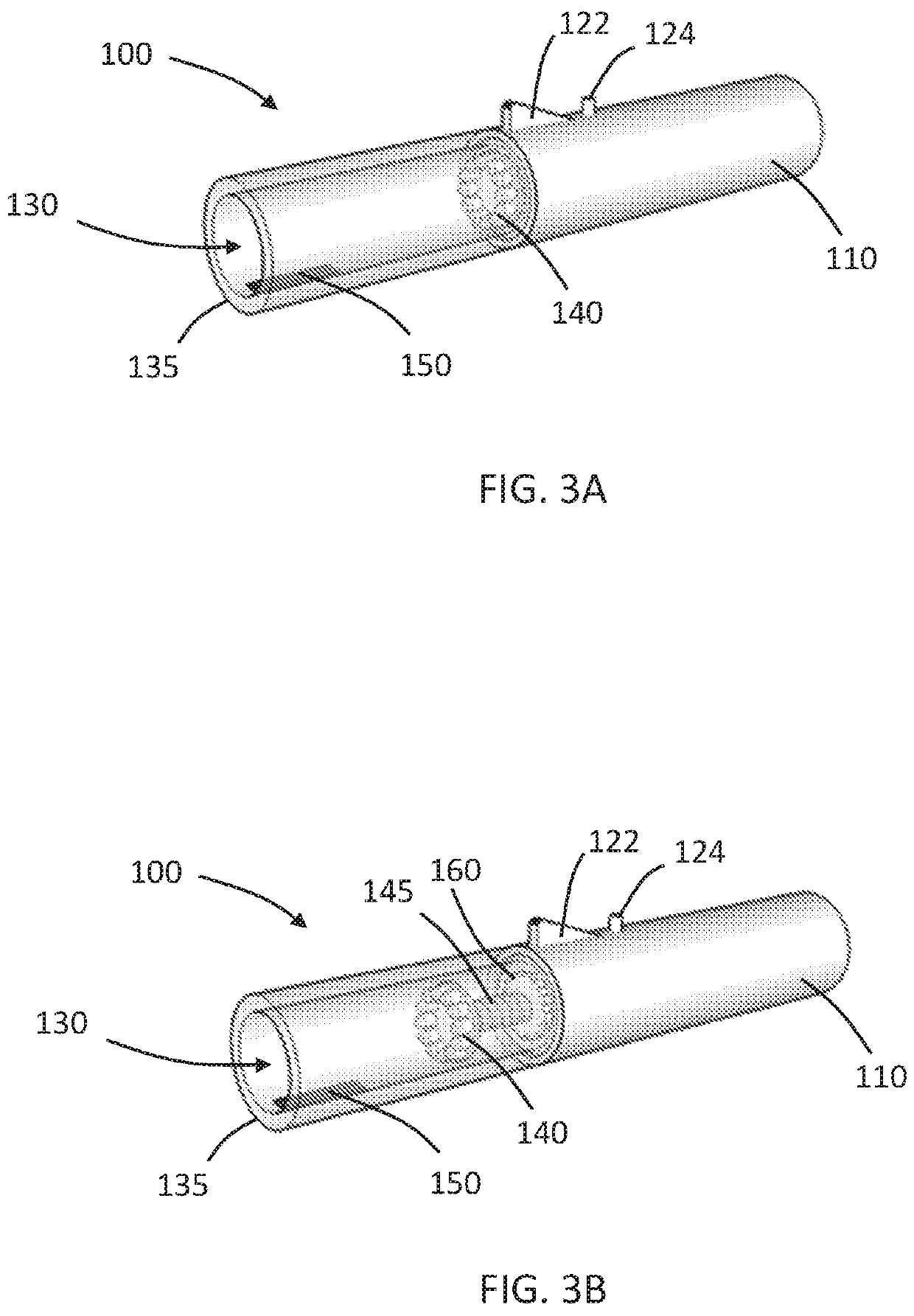 Aerosol generating device with spiral movement for heating