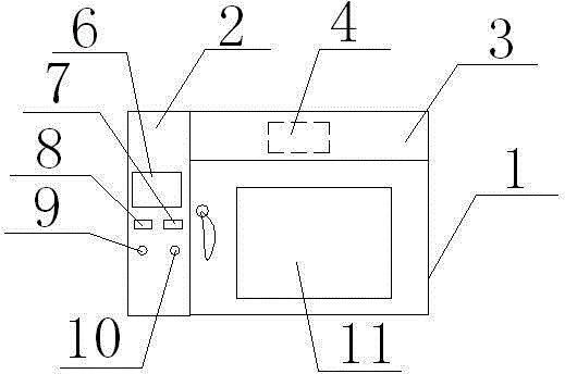 Drying oven having humidity detecting control function