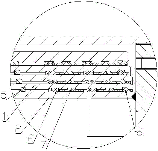 Multi-stage hydraulic oil cylinder with improved structure