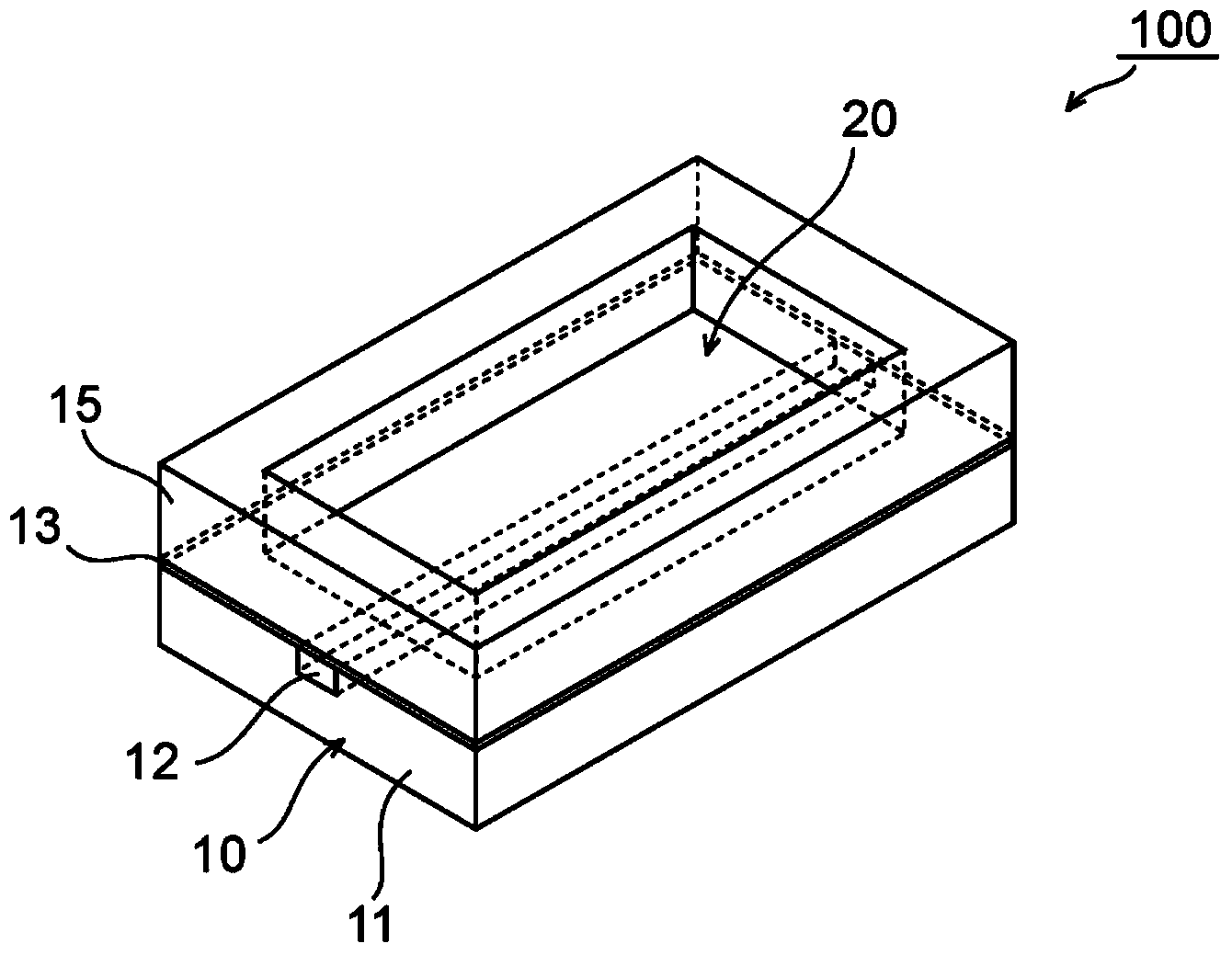 Spr sensor cell, and SPR sensor