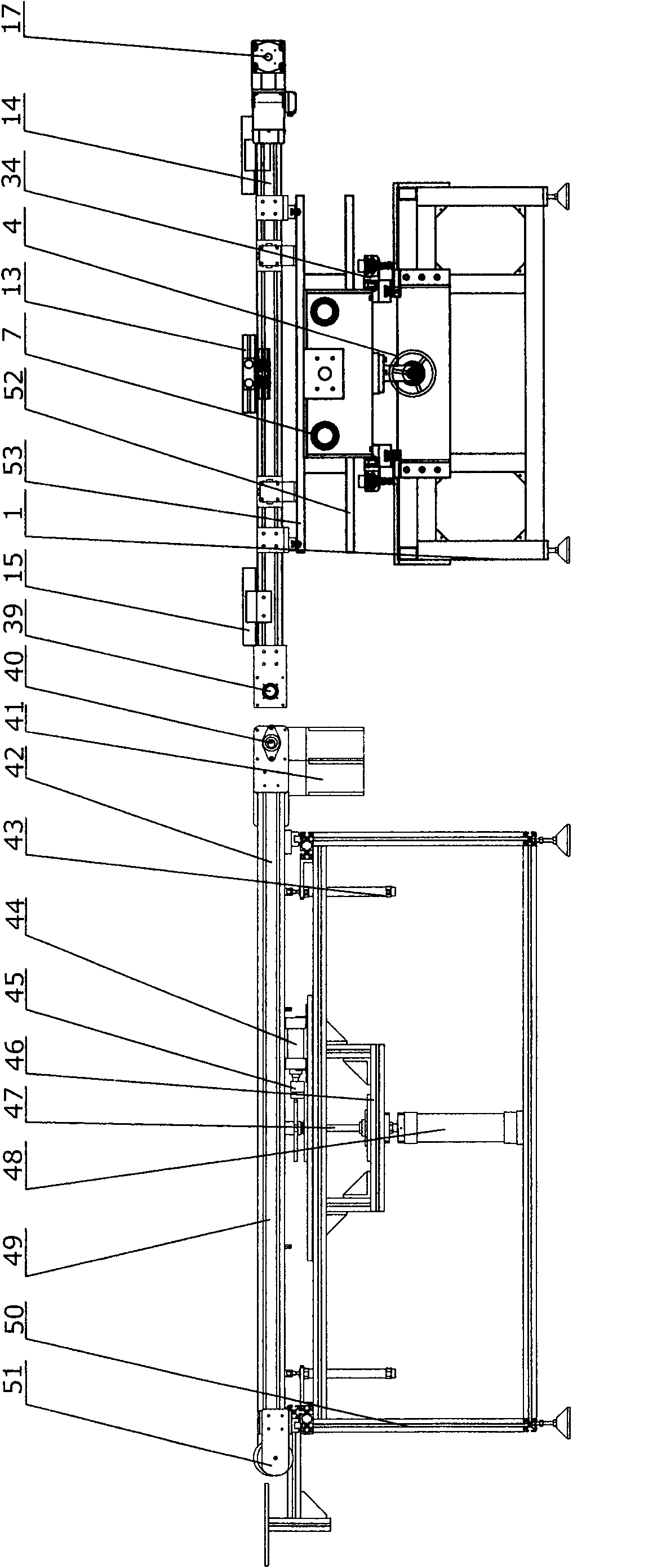 Solar cell assembly frame and angle assembling device and process thereof