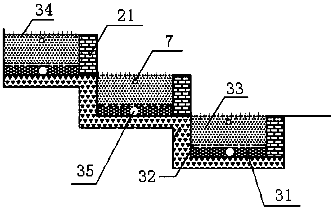 Lawn type bleacher and manufacturing method thereof