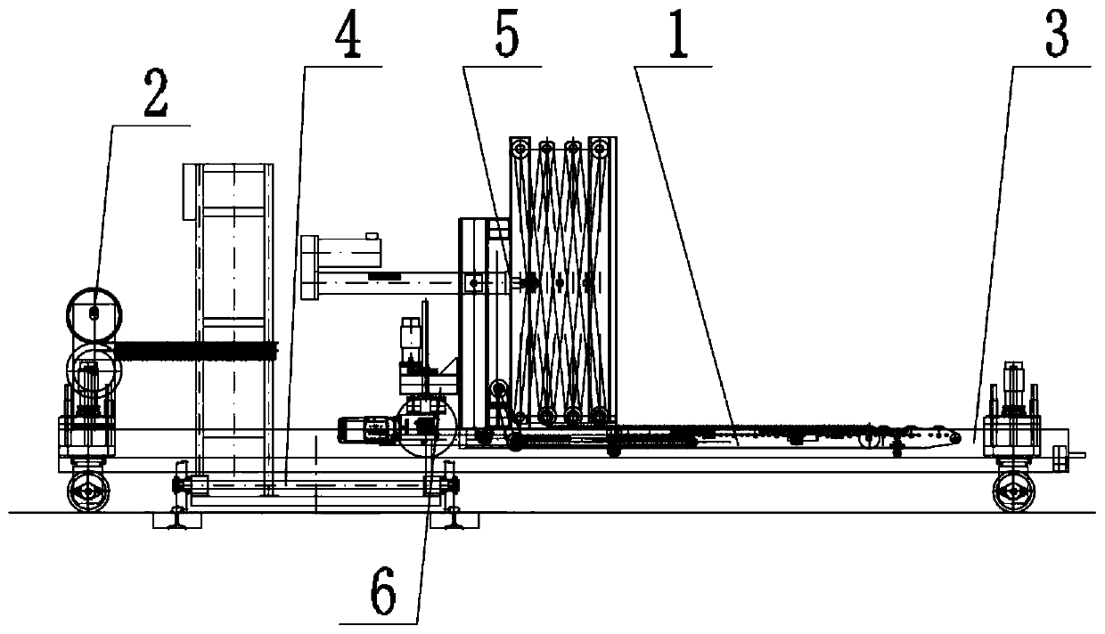 Large-scale truck tray-free automatic loader