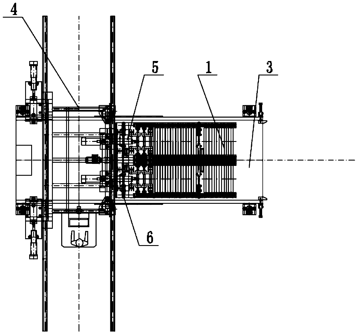 Large-scale truck tray-free automatic loader