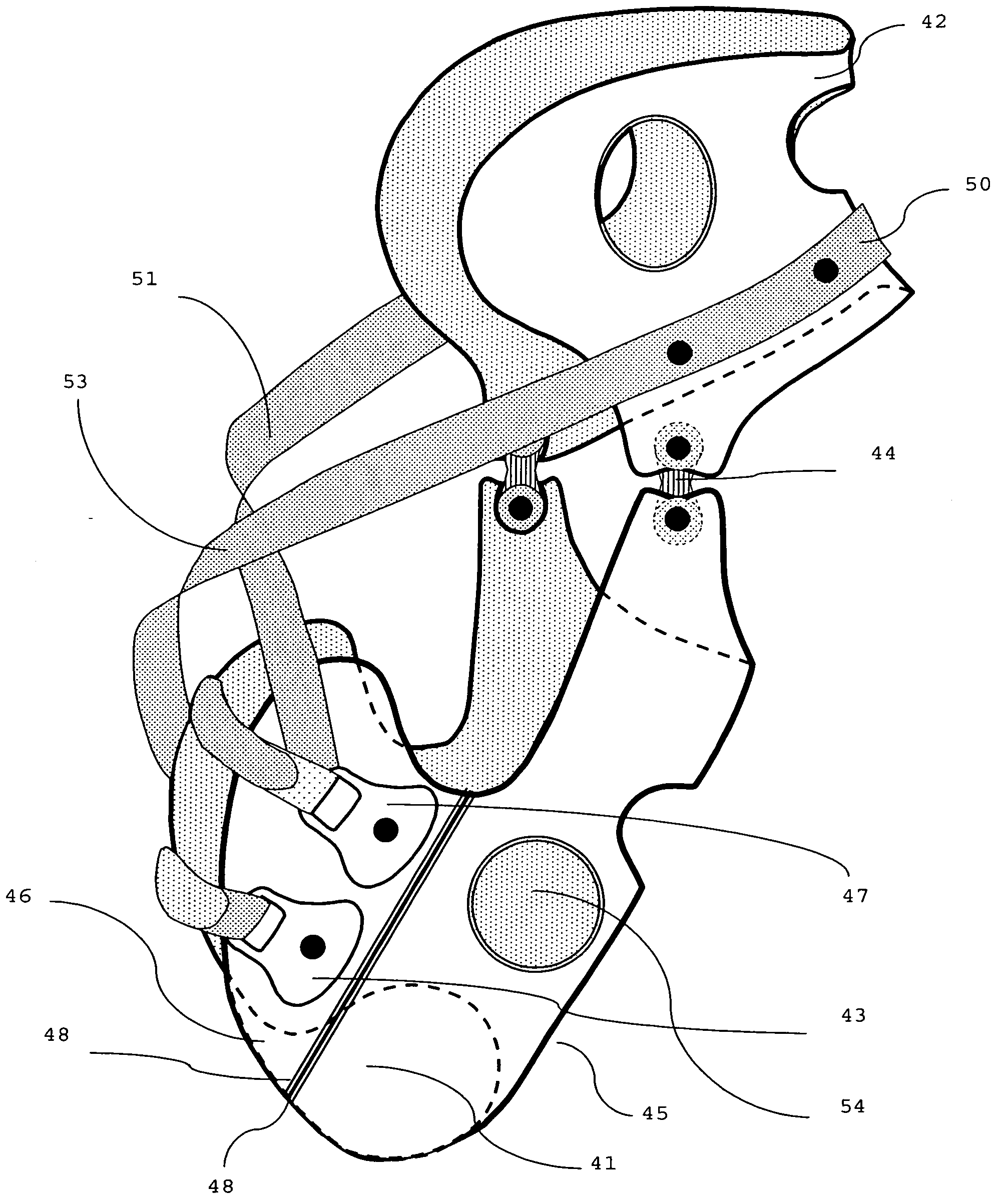 Orthosis for movement damping