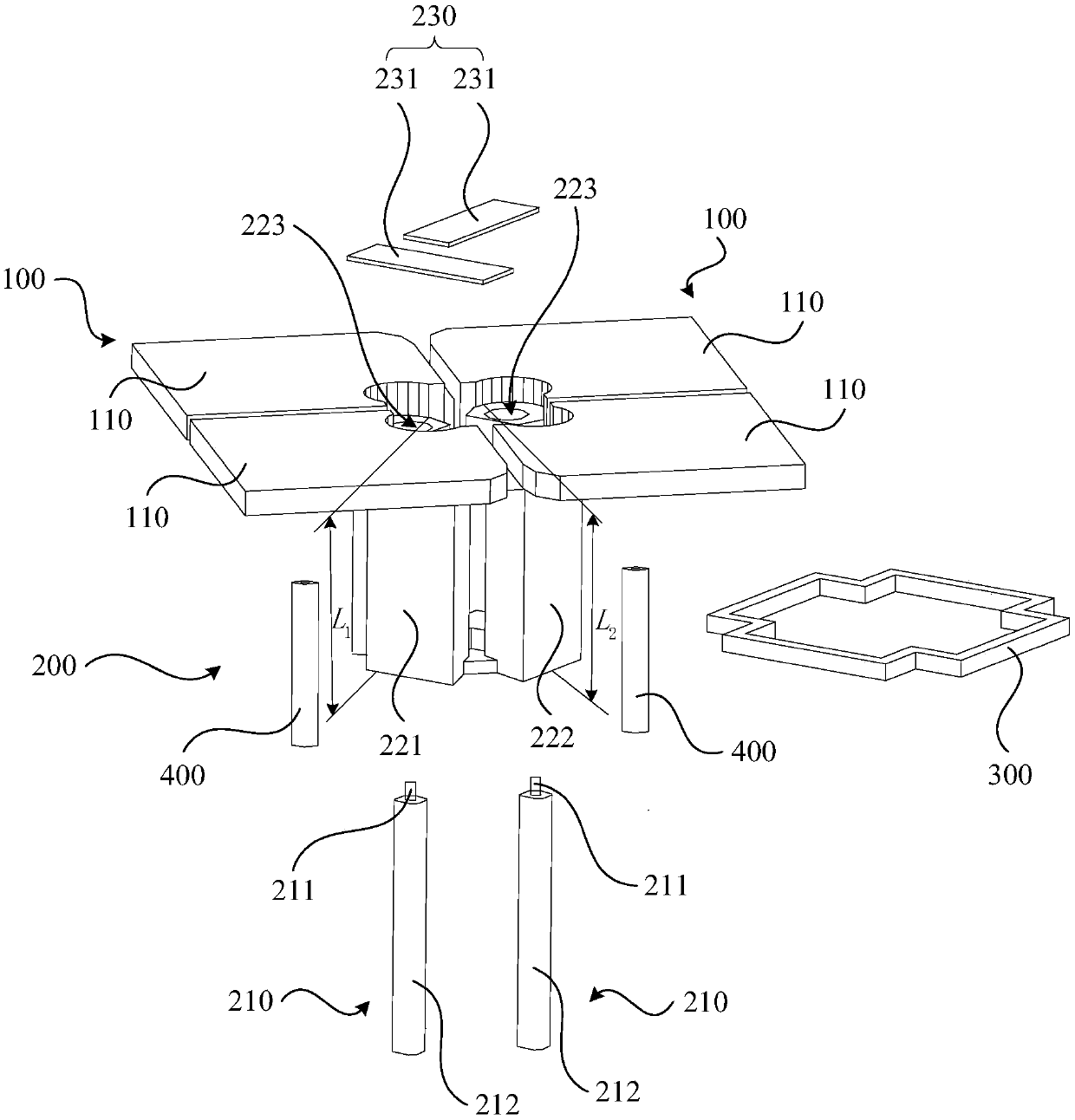 Dual-polarized antenna and oscillator thereof