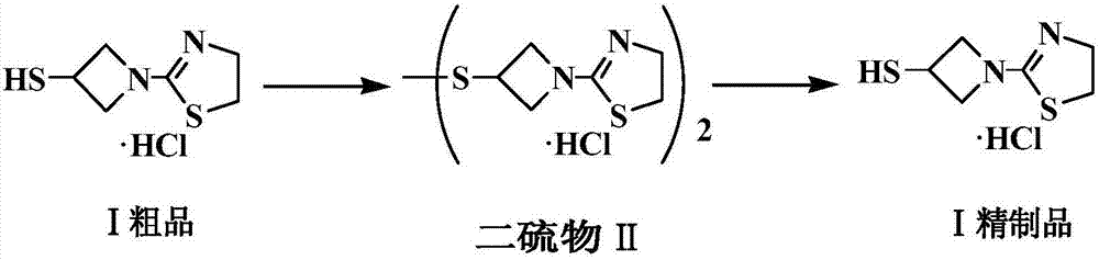 Refining method of side chain of tebipenem pivoxil