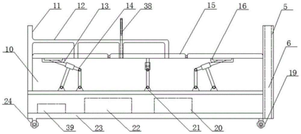 Pressure feedback automatic turning bed