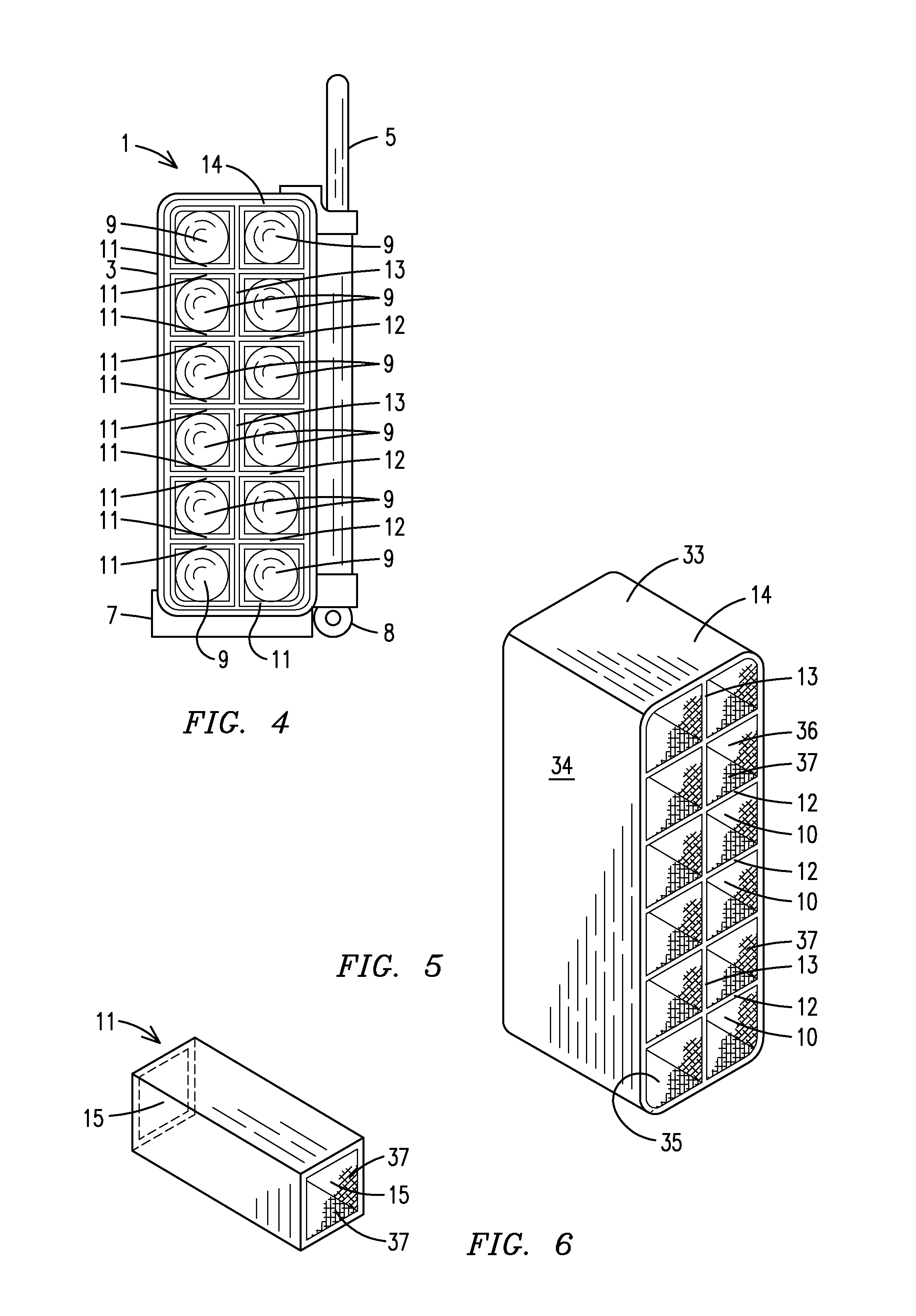 Bottled beverage holding luggage