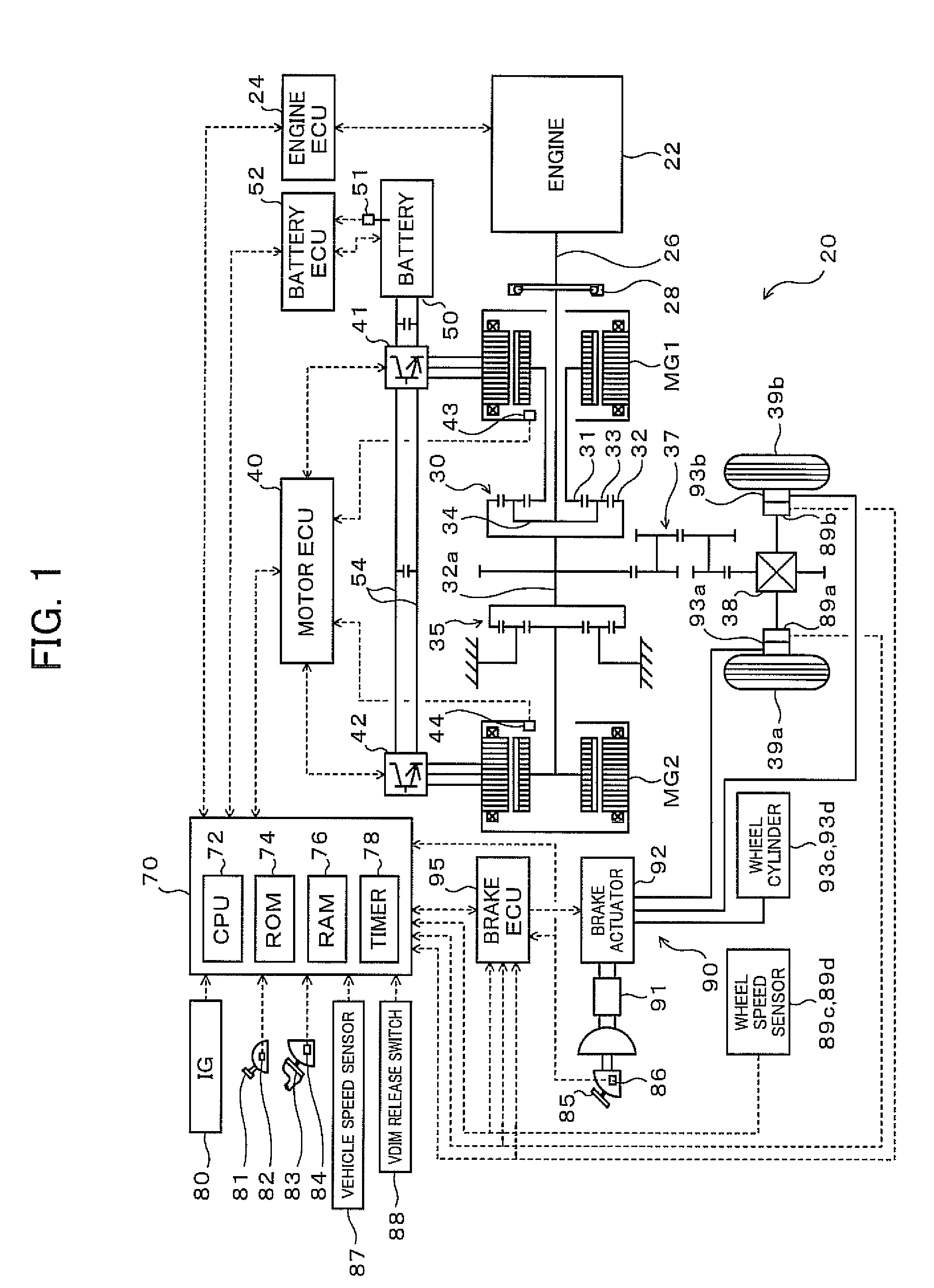 Hybrid vehicle and control method thereof