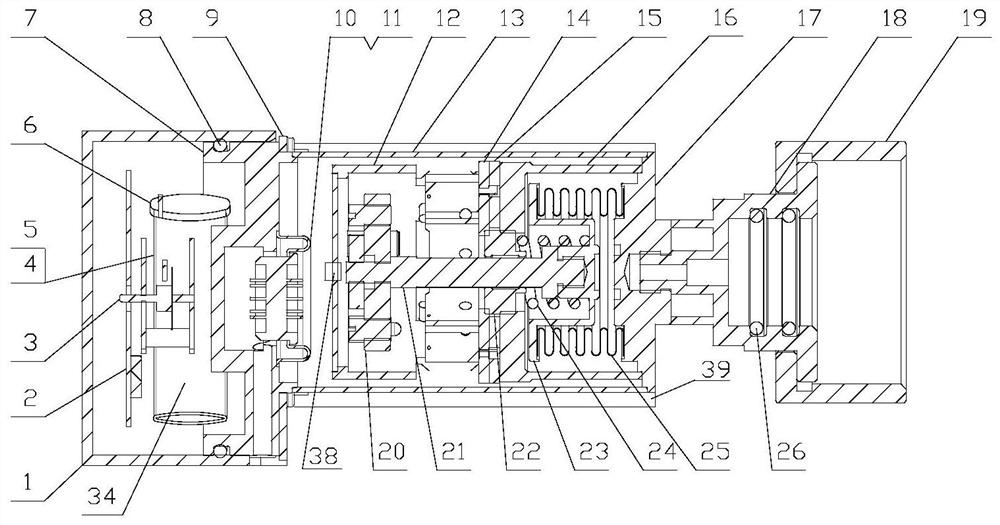 A Miniaturized Large Range Gas Density Relay