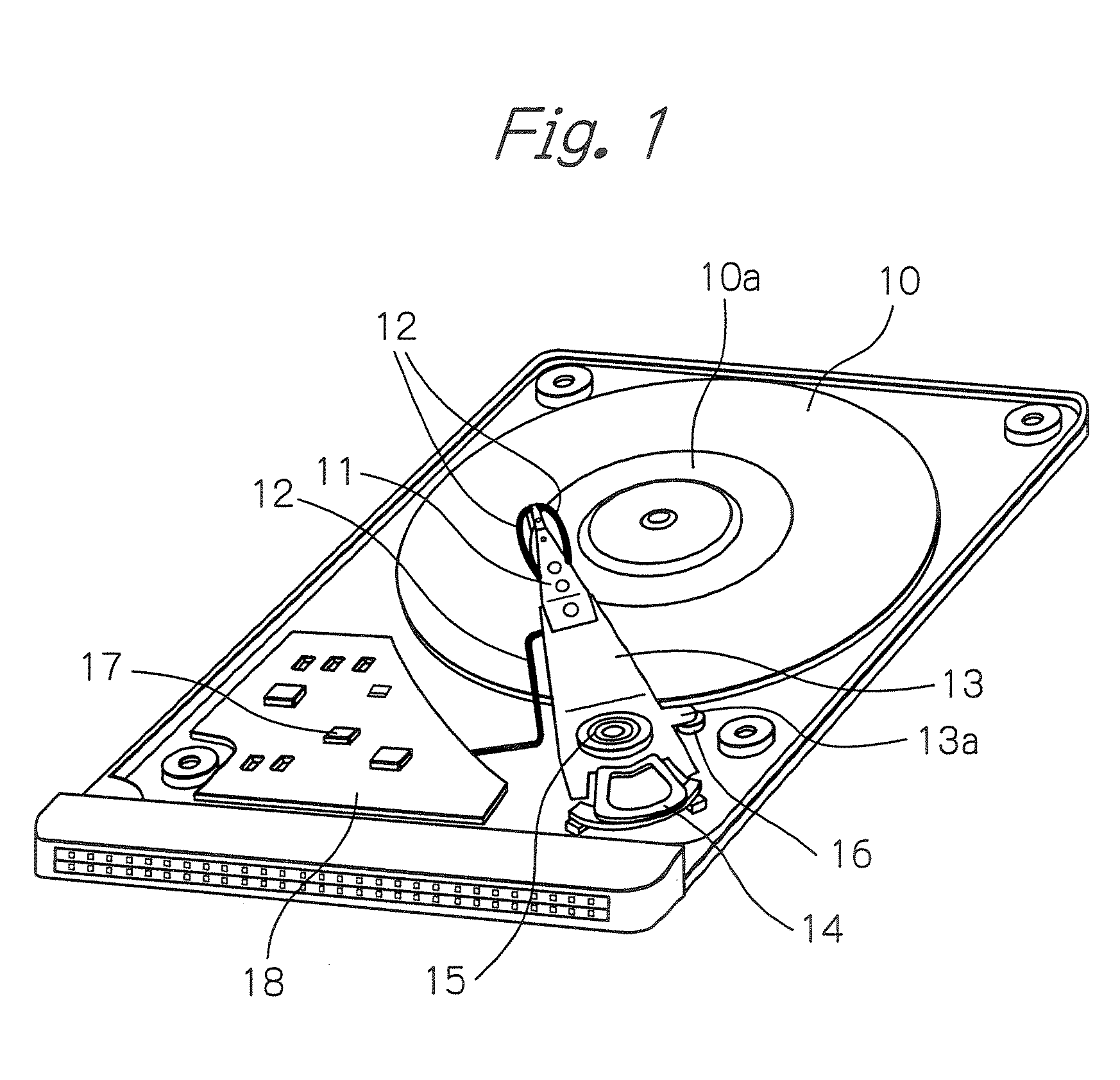 Acceleration sensor and magnetic disk drive apparatus