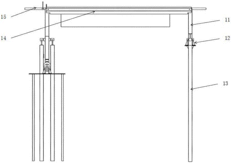 Automatic wagon cross beam detection device and method