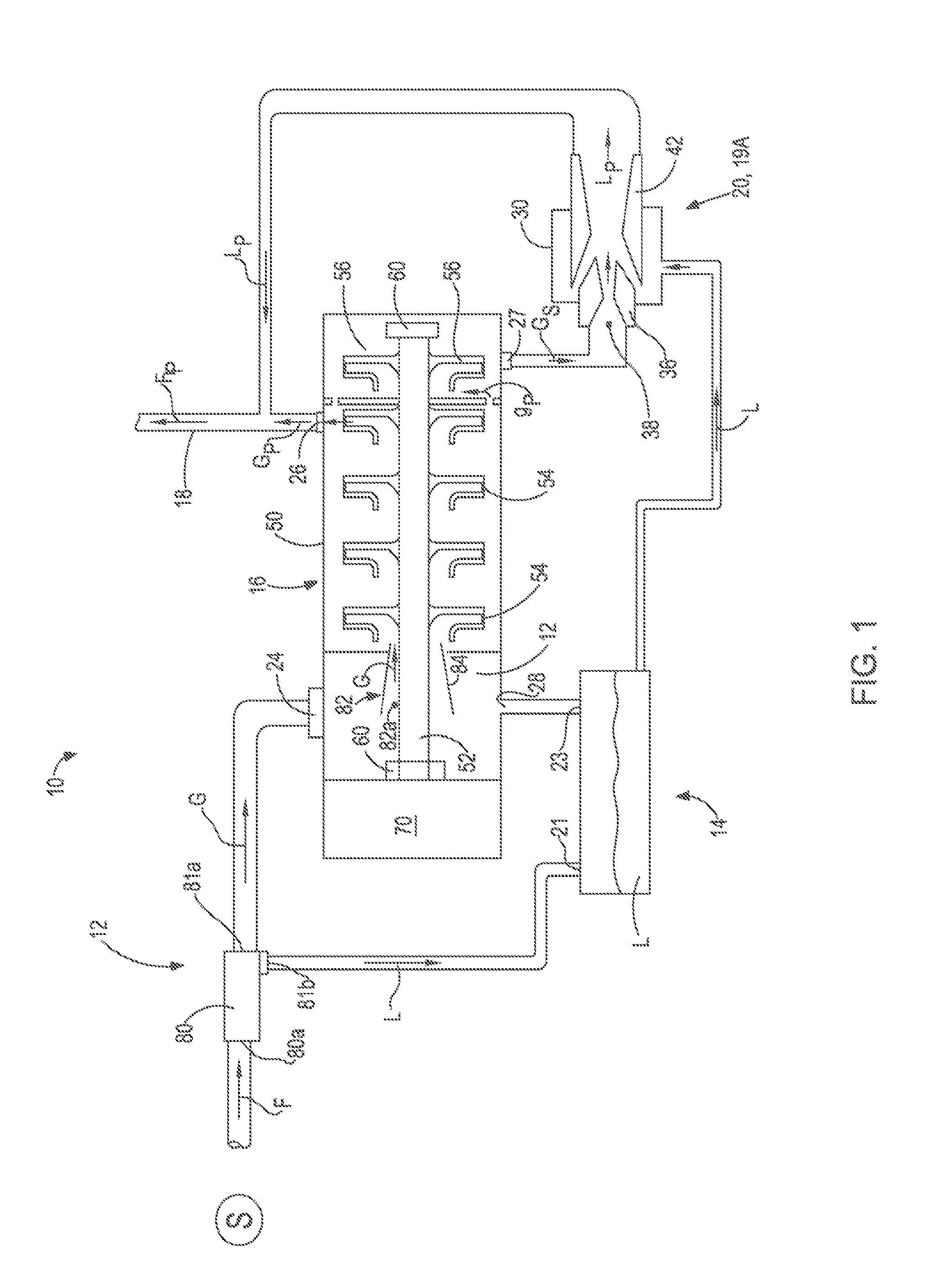 Compressor assembly including separator and ejector pump