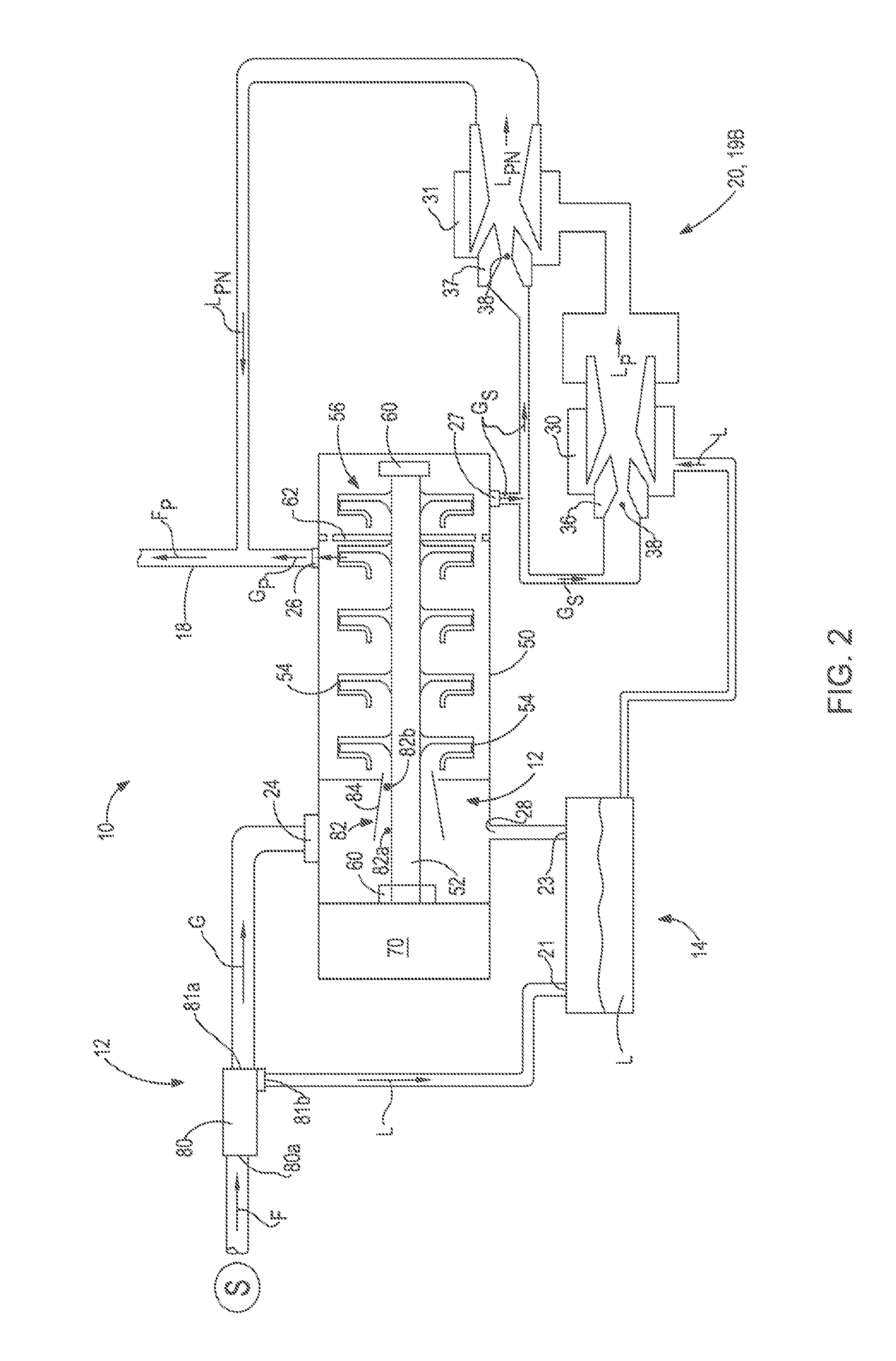 Compressor assembly including separator and ejector pump